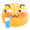 滑稽喝水